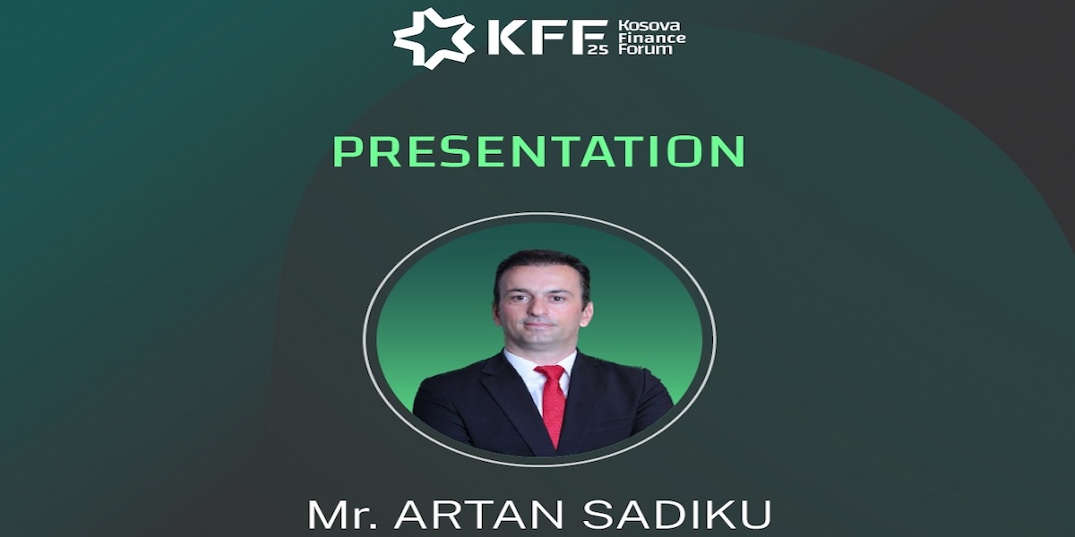 Artan Sadiku at Kosovo Finance Forum 2025